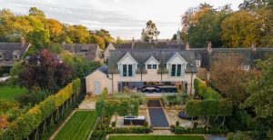 External view of timber slimline bifold doors