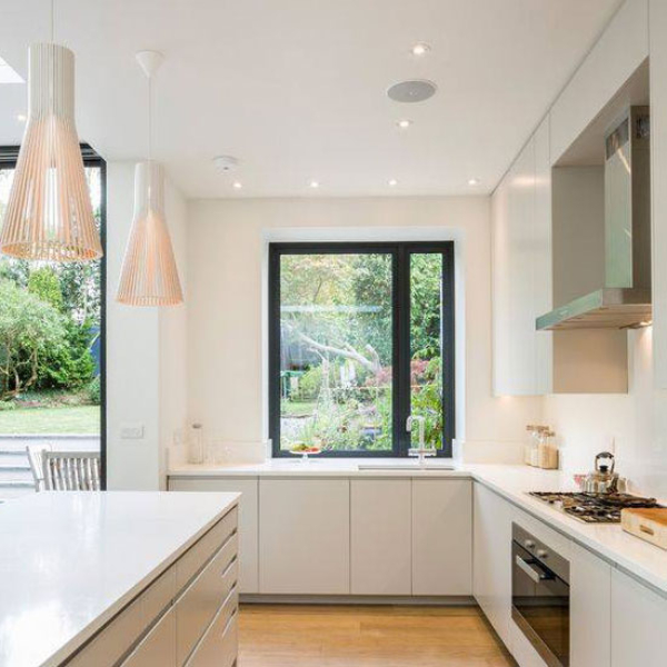 Aluminium Tilt and Turn Windows In Kitchen